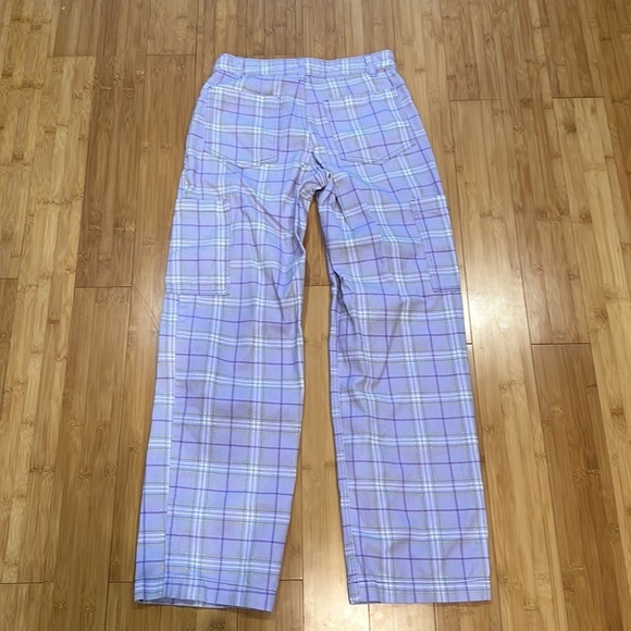 H&M divided plaid jeans size 2 women’s - Picture 5 of 9